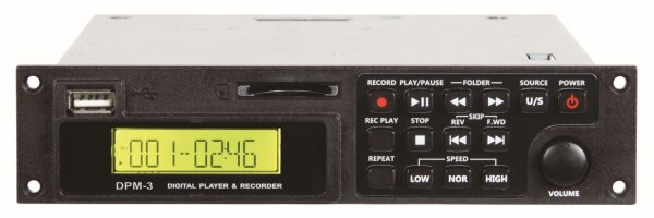 MIPRO DPM-3P Pitchbarer USB/SD-Player & Recorder