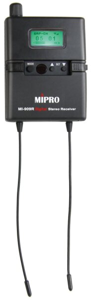 MIPRO MI-909R Digitaler UHF Stereo Taschenempfänger (480-544MHz)