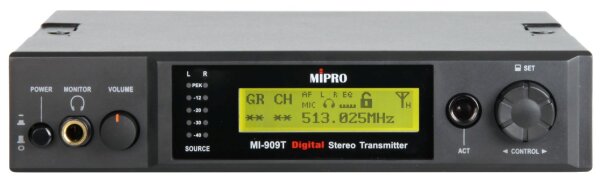 MIPRO MI-909T Digitaler UHF Stereo Sender (480-544MHz)