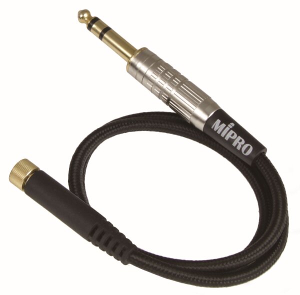 MIPRO MJ-10A Instrumentenkabel für MT-24/58 (Akustikgitarre) (70cm Länge)