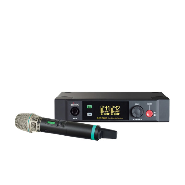 MIPRO Digitales 2-Kanal Mikrofon Set ACT-5802-H80 (5,8 GHz)