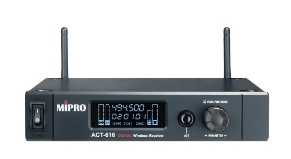 MIPRO ACT-616 Digitaler UHF 1-Kanalempfänger (542-590 MHz)