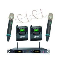 MIPRO 4-Kanal Mikrofon Set ACT-5814A/580H/MU-55 (5,8 GHz)