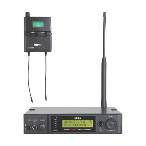 MIPRO MI-909RT-SET In-Ear-Monitoring-Set - 480-544 MHz (5E)