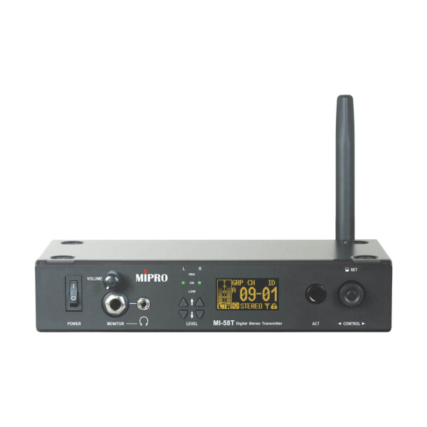 MIPRO MI-58T In-Ear-Stereo-Sender - 5,8 GHz