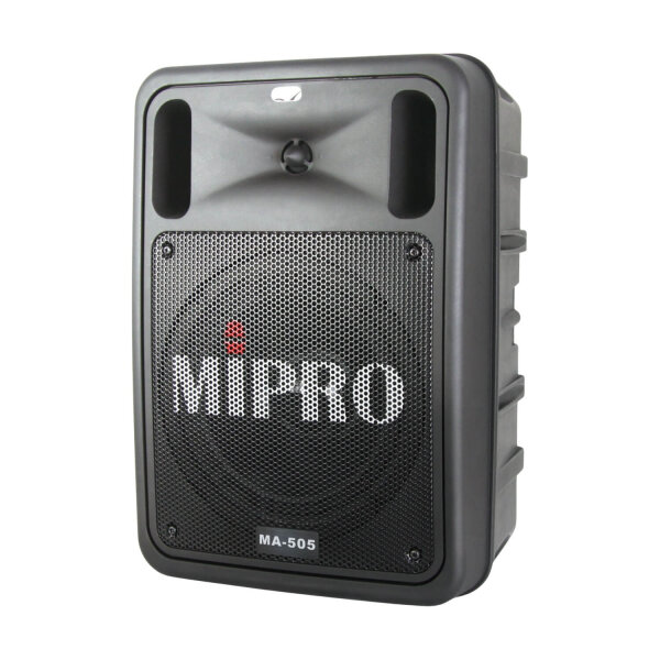 MIPRO MA-505R2DPM3 Mobiles Lautsprechersystem inkl. USB/SD-Player & Recorder (2-Kanal, 145 W)