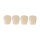 MIPRO MU-23 Windschutz für Nackenbügelmikrofon (4er Set) - Beige